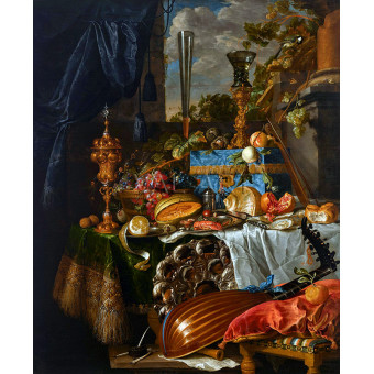 РЕПРОДУКЦИИ НА КАРТИНИ Банкетен натюрморт (1654)